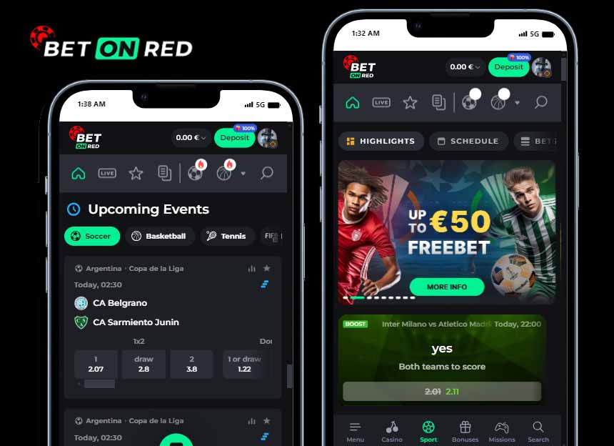Live streaming at BetOnRed