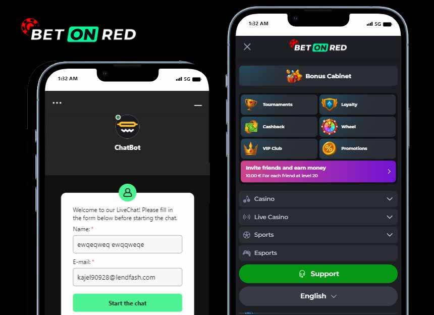 BetOnRed customer support